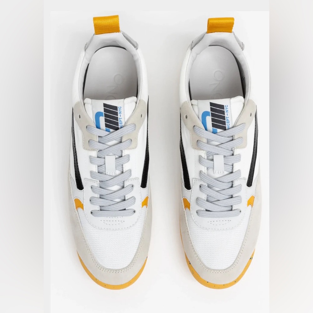 OnCept Women's Retro White Sneakers Free People  EUC - Picture 2 of 9